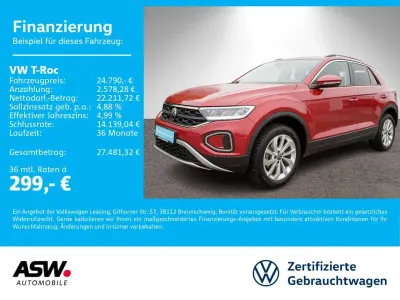 Usata VW T-Roc Life 150 CV (110 kW) 2024 Rosso SUV