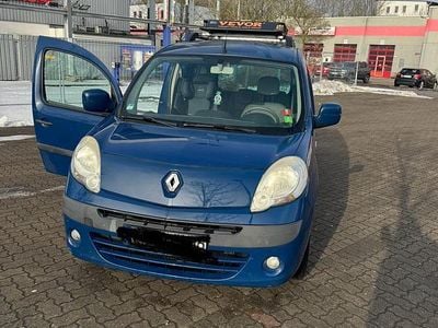 Gebraucht Renault Kangoo Happy Family 87 PS (63 kW) 2009 Blau Van / Kleinbus