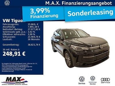 Schwarz Gebraucht 2025 VW Tiguan Goal SUV | 35.869 € (Superpreis)