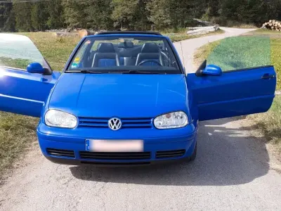 Brugt VW Golf Cabriolet 75 HK (55 kW) 1998 Blå Cabriolet