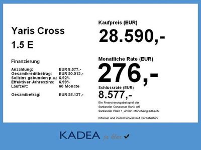 Schwarz Neu 2025 Toyota Yaris Hybrid | 28.590 € (Fairer Preis)