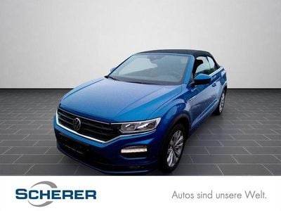Usata VW T-Roc Cabriolet R-line 150 CV (110 kW) 2022 Blu Cabrio