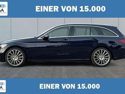 Gebraucht Mercedes C300 AMG line 258 PS (189 kW) 2019 Blau metallic