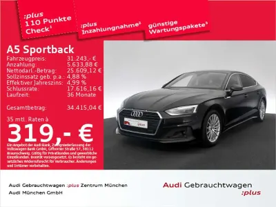 Gebraucht Audi A5 150 PS (110 kW) 2023 Brillantschwarz Coupé