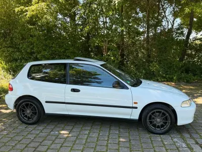 Gebraucht Honda Civic 90 PS (66 kW) 1994 Weiß Kleinwagen