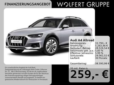 Florettsilber metallic Gebraucht 2022 Audi A4 Allroad Ambiente Kombi | 33.790 € (Guter Preis)