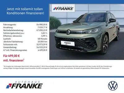 Gebraucht VW Tiguan R-line 177 PS (130 kW) 2025 Grün SUV
