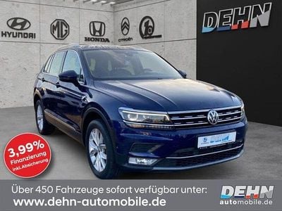 Atlantic blue metallic Gebraucht 2017 VW Tiguan Highline SUV | 24.950 € (Etwas zu teuer)