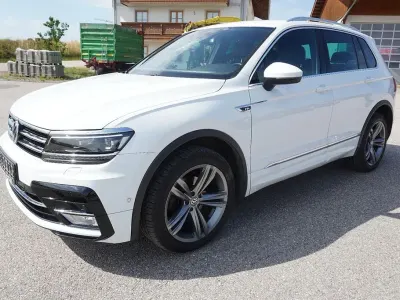 Gebraucht VW Tiguan Highline 150 PS (110 kW) 2017 Weiß SUV