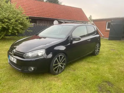 Gebraucht VW Golf VI Sportline 122 PS (89 kW) 2009 Schwarz Kleinwagen