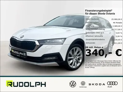 Gebraucht Skoda Octavia Scout 4x4 150 PS (110 kW) 2023 Candyweiss Kombi