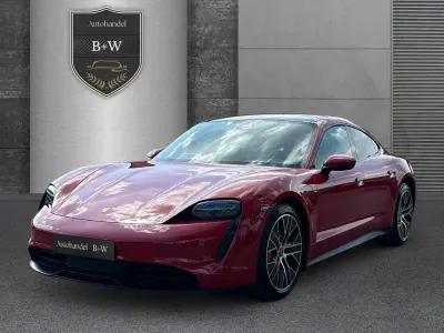 Gebraucht Porsche Taycan 4S Chrono 419 kW (571 PS) 2020 Rot Limousine