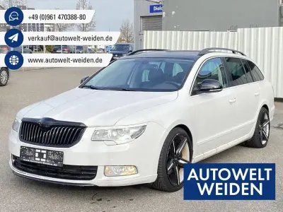 Gebraucht Skoda Superb Elegance 170 PS (125 kW) 2013 Weiss Kombi