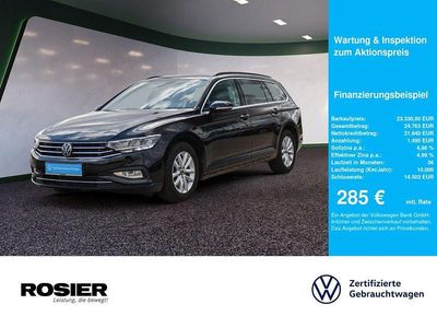Gebraucht VW Passat Business 150 PS (110 kW) 2021 Schwarz / deep black Kombi