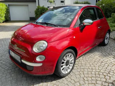 Używany Fiat 500C Pop 69 KM (50 kW) 2009 Czerwony Kabriolet