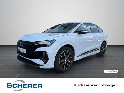 Gebraucht Audi Q4 e-tron 125 kW (170 PS) 2023 Gletscherweiß metallic SUV