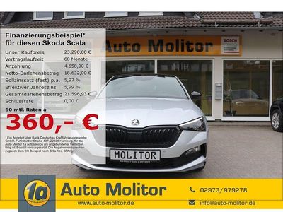 Gebraucht Skoda Scala Monte Carlo 110 PS (80 kW) 2024 Silber Kleinwagen