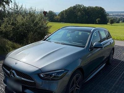 Gebraucht Mercedes C220 AMG line 200 PS (147 kW) 2022 Grau Kombi