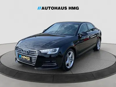 Używany Audi A4 S-Line 150 KM (110 kW) 2018 Czarny Sedan/Limuzyna
