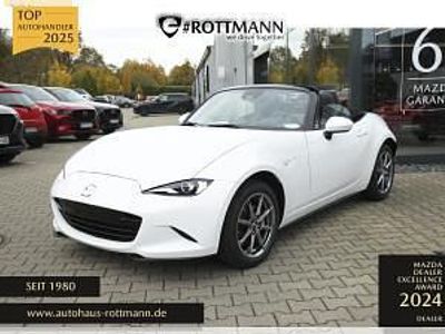 Neu Mazda MX5 Exclusive-Line 132 PS (97 kW) 2025 Weiß Cabrio