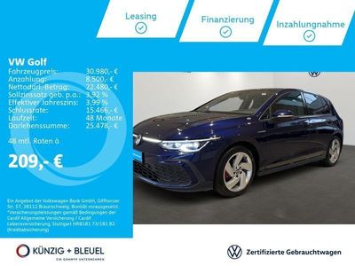 Gebraucht VW Golf VIII GTD 200 PS (147 kW) 2022 Blau Kleinwagen
