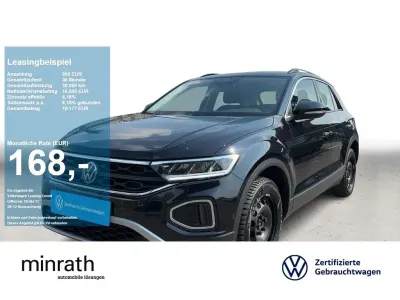 Gebraucht VW T-Roc Life 110 PS (80 kW) 2023 Schwarz SUV