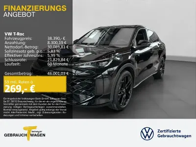 Ny VW T-Roc R-line 150 HK (110 kW) 2026 Sort SUV