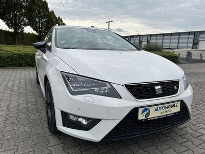 Usata Seat Leon ST FR 184 CV (135 kW) 2014 Bianco Station wagon
