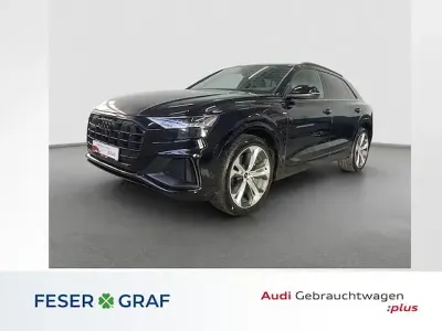 Gebraucht Audi Q8 S-Line 286 PS (210 kW) 2022 Mythosschwarz metallic SUV