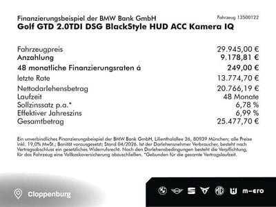 Usata VW Golf VIII GTD 200 CV (147 kW) 2023 Grigio Berlina