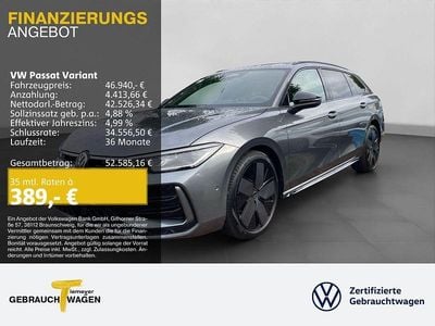 Schwarz Neu 2025 VW Passat R-line Kombi | 46.960 € (Superpreis)