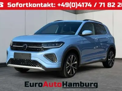 Neu VW T-Cross R-line 116 PS (85 kW) 2026 Clear blue metallic/blau SUV