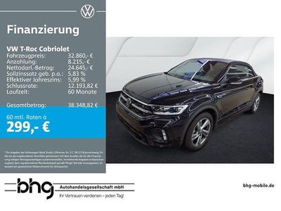 Gebraucht VW T-Roc R-line 150 PS (110 kW) 2025 Schwarz SUV