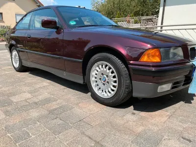 Brugt BMW 318 140 HK (102 kW) 1993 Rød Coupe