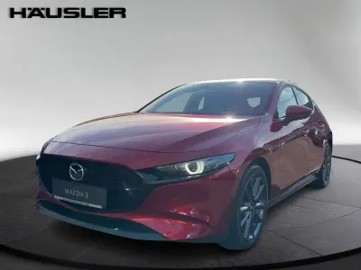 Ny Mazda 3 Exclusive-Line 140 HK (102 kW) 2025 Rød Sedan