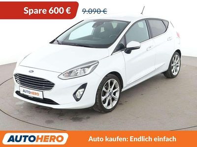 Gebraucht Ford Fiesta Titanium 101 PS (74 kW) 2017 Weiß Kleinwagen