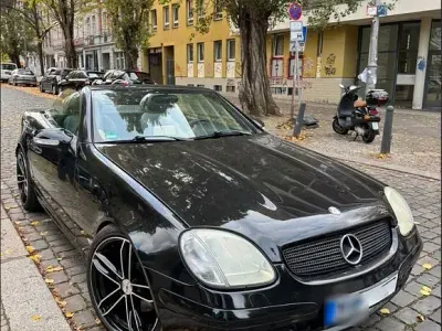 Brugt Mercedes SLK320 218 HK (160 kW) 2000 Sort Cabriolet