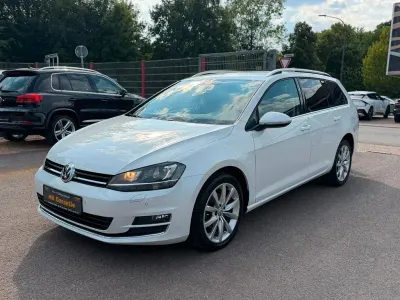 Gebraucht VW Golf VII Highline 122 PS (89 kW) 2013 Weiß Kombi