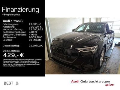 Gebraucht Audi e-tron S-Line 230 kW (313 PS) 2022 Schwarz SUV