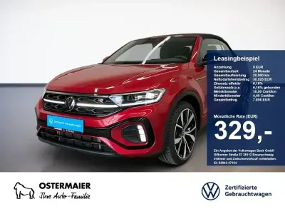 Gebraucht VW T-Roc Cabriolet R-line 150 PS (110 kW) 2025 Rot Cabrio