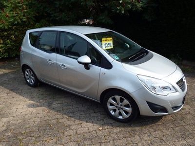 Gebraucht Opel Meriva Edition 101 PS (74 kW) 2011 Silber metallic Van / Kleinbus