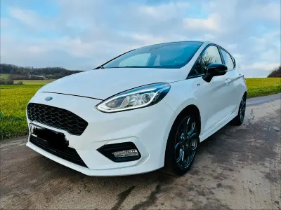 Gebraucht Ford Fiesta ST-Line 101 PS (74 kW) 2019 Weiß Kleinwagen