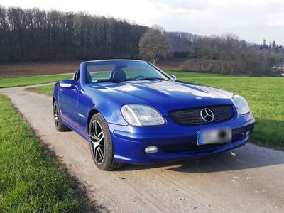 gebraucht Mercedes SLK200 Kompressor blaumet. Leder, Sitzheizung, Klima