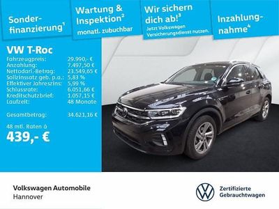 Gebraucht VW T-Roc R-line 150 PS (110 kW) 2025 Schwarz SUV