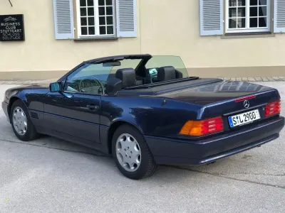 Gebraucht Mercedes SL320 231 PS (169 kW) 1995 Blau Cabrio