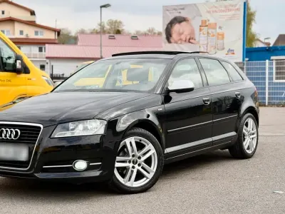 Używany Audi A3 S-Line 105 KM (77 kW) 2010 Czarny Hatchback