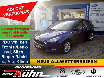 Gebraucht Ford Focus Cool & Connect 125 PS (91 kW) 2018 Indicblau metallic Limousine