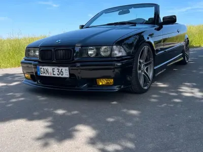 Gebraucht BMW 320 Cabriolet 150 PS (110 kW) 1995 Schwarz Cabrio