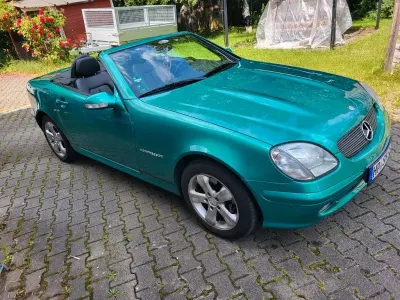 Gebraucht Mercedes SLK200 163 PS (119 kW) 2001 Grün Cabrio