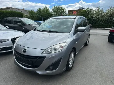 Gebraucht Mazda 5 Center-Line 144 PS (105 kW) 2011 Silber Van / Kleinbus